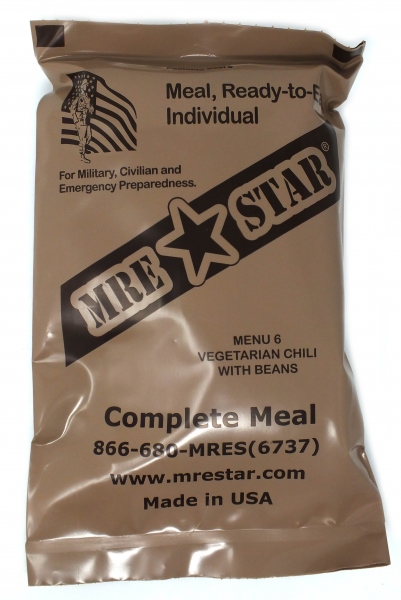 US Einsatz Verpflegung MRE Meal Rady to Eat